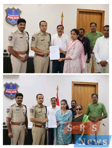 ఇద్దరికీ ప్రభుత్వ ఉద్యోగ ఉత్తర్వులు అందజేసిన జిల్లా ఎస్పీ యం.రాజేష్ చంద్ర